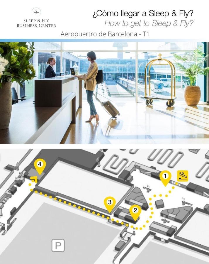 Sleep&Fly Otel El Prat de Llobregat Dış mekan fotoğraf